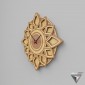 clock fractal wood DIY