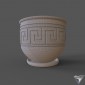 pot for flowers ceramic Meandr