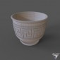 pot for flowers ceramic Meandr