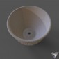 pot for flowers ceramic Meandr
