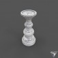 candlestick Grigio large (art SD0152)