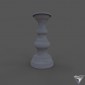 candlestick Grigio large (art SD0152)