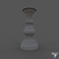 candlestick Grigio large (art SD0152)