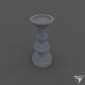 candlestick Grigio large (art SD0152)