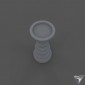 candlestick Grigio large (art SD0152)