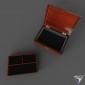 casket Triple wood and pearl Inlaid jewerly box