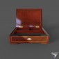 casket Triple wood and pearl Inlaid jewerly box