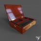 casket Triple wood and pearl Inlaid jewerly box
