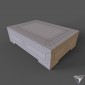 casket Triple wood and pearl Inlaid jewerly box