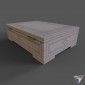casket Triple wood and pearl Inlaid jewerly box