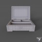 casket Triple wood and pearl Inlaid jewerly box