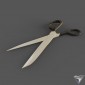 scissors steel simple