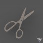 scissors steel simple