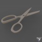 scissors steel simple