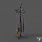 fireplace set Comex K136R