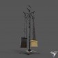 fireplace set Comex K136R