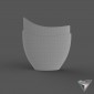 vase Half-moon (art LP0697)