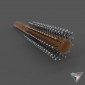 comb brushing massage wooden