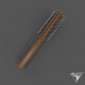 comb brushing massage wooden