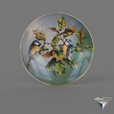 souvenir plate Bird collection blue tit 20cm