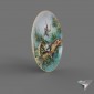 souvenir plate Bird collection Goldcrest (20cm)