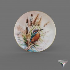 souvenir plate Bird collection Kingfisher (20cm)