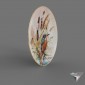 souvenir plate Bird collection kingfisher (20cm)