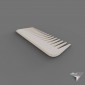 comb wood without handle
