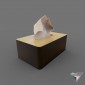 wipe dispenser bamboo black