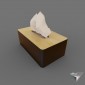 wipe dispenser bamboo black