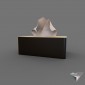 wipe dispenser bamboo black