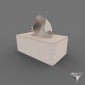 wipe dispenser bamboo black