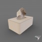 wipe dispenser bamboo black