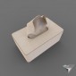 wipe dispenser bamboo black