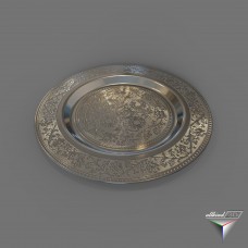dish engraving steel 307mm