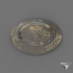dish engraving steel 307mm