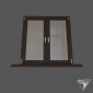 window standart bog oak