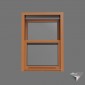 window american style double hung slider pvc 200x150cm