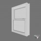 window american style double hung slider pvc 200x150cm