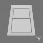 window american style double hung slider pvc 200x150cm
