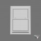 window american style double hung slider pvc 200x150cm