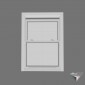 window american style double hung slider pvc 200x150cm