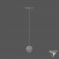 chandelier Restoration Hardware Boule de Cristal Single cord pendant