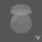 chandelier Restoration Hardware Boule de Cristal Petite Flushmount