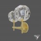 sconce Restoration Hardware Boule de Cristal Double