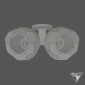 sconce Restoration Hardware Boule de Cristal Double