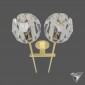 sconce Restoration Hardware Boule de Cristal Grand Double