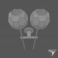 sconce Restoration Hardware Boule de Cristal Grand Double