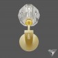 sconce RH Boule de Cristal Single