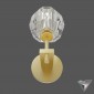 sconce RH Boule de Cristal Single